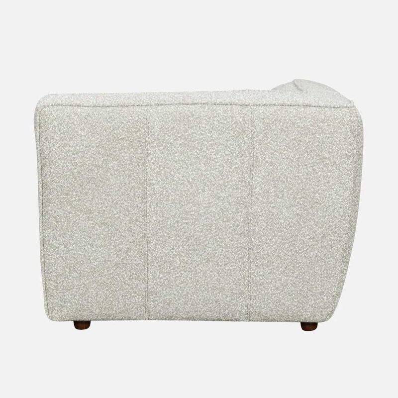 NED Collections Grace Sofa 1 Seater Right Arm - Oat Cloud image number 1